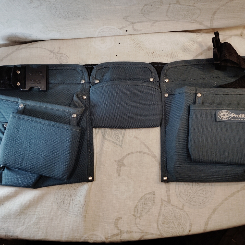 Nicholas Prolite Blue Multi-Pocket  Tool Belt